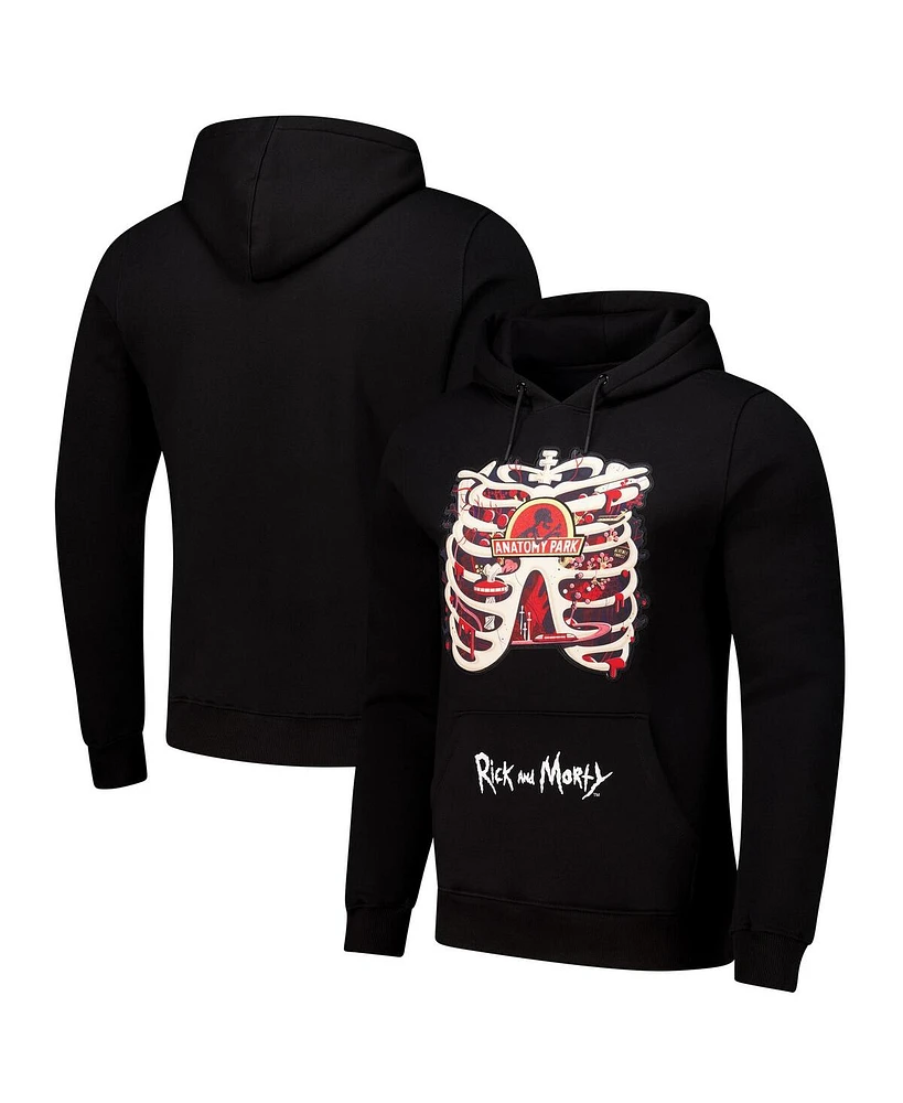 Freeze Max Men's Black Rick And Morty Every Pullover Hoodie