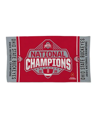 Wincraft Ohio State Buckeyes College Football Playoff 2024 National Champions Locker Room 22" x 42" Double-Sided Towel