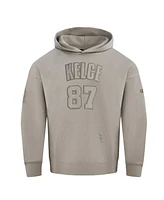 Pro Standard Men's Travis Kelce Tan Kansas City Chiefs Player Name Number Pullover Hoodie