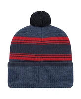 '47 Brand Men's Navy New England Patriots Fadeout Cuffed Knit Hat with Pom