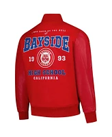 Freeze Max Men's Red Saved by the Bell Bayside High Full-Zip Varsity Jacket