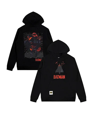 Freeze Max Big Boys and Girls Black Batman Comics Signal Pullover Hoodie