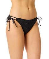 Salt + Cove Juniors' Metallic Side-Tie Bikini Bottoms, Exclusively at Macy's