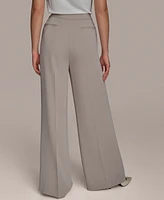 Donna Karan New York Women's Pinstripe Wide-Leg Pants, Regular & Petite Sizes