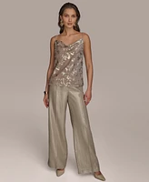 Donna Karan New York Women's Metallic Burnout Camisole