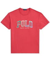 Polo Ralph Lauren Men's Classic-Fit Madras-Logo Jersey T-Shirt