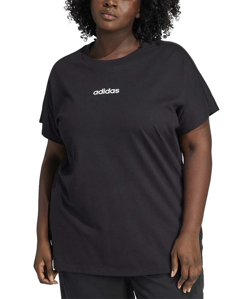 adidas Plus Cotton The Essentials Crewneck T-Shirt