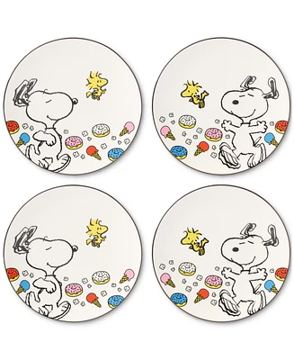 Lenox Chef Snoopy Accent Plates, Set of 4