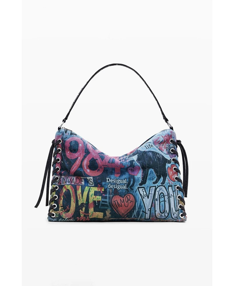 Desigual Women's Large graffiti bag