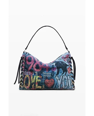 Desigual Women's Large graffiti bag