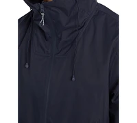 Guess Men's Water Resistant Tech Stretch Hooded Windbreaker