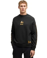 Hugo Boss x Nfl Men's Gold-Tone Embroidery Sweatshirt