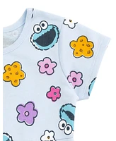 Sesame Street Baby Girls Dress and Scrunchie