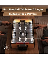 Game Room Football Table with Non-Slip Handles Durable and Fun Soccer Table for Home Entertainment