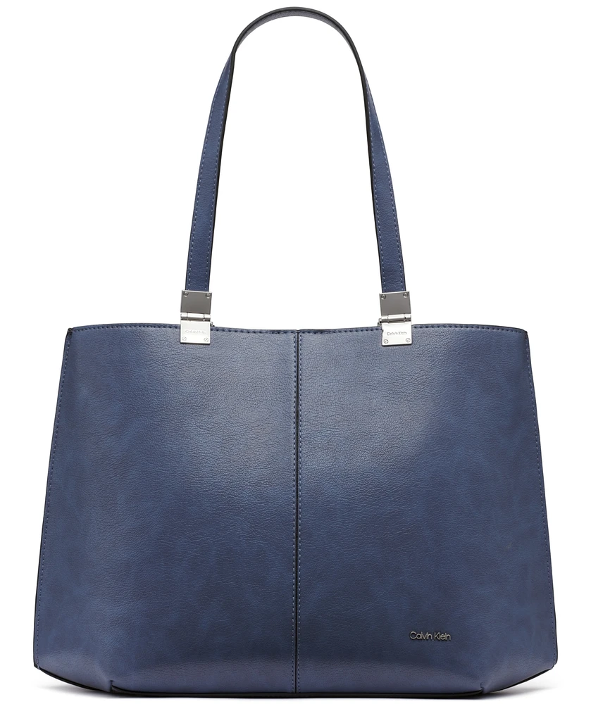 Calvin Klein Granite Tote Bag with Magnetic Snap