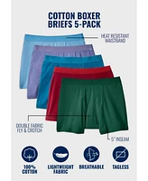 KingSize Big & Tall Cotton Boxer Briefs 5-Pack