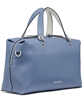 Calvin Klein Cali Satchel with Web Strap