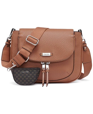 Calvin Klein Zulle Zip-Around Crossbody with Signature Hang Off