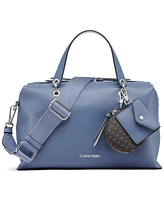 Calvin Klein Cali Satchel with Web Strap