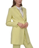 Dkny Petite Notched-Collar One-Button Topper Jacket