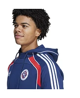 Adidas Men's Navy New England Revolution 2025 Travel Pullover Hoodie