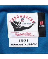 Mitchell & Ness Men's Roger Staubach Navy Dallas Cowboys 1971 Authentic Jersey