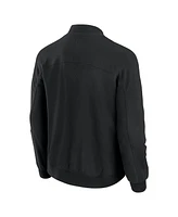 J. Palmer Men's Black Pittsburgh Steelers Lightweight Cover-4 Tri-Blend Full-Zip Jacket