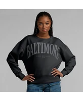 Fanatics Women's Black Baltimore Orioles Elements Flow Pullover Sweatshirt