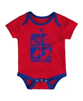 Outerstuff Baby Boys and Girls New York Rangers Legend Three-Piece Bodysuit Set