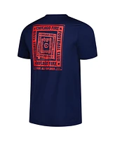 Adidas Men's Navy Chicago Fire Local Wrap T-Shirt