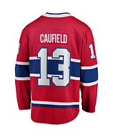 Fanatics Men's Cole Caufield Red Montreal Canadiens Home Premier Breakaway Player Jersey