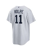 Nike Men's Anthony Volpe White New York Yankees Home Replica Player Jersey