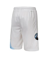 Nike Big Boys and Girls White Minnesota Timberwolves 2024/25 City Edition Swingman Performance Shorts