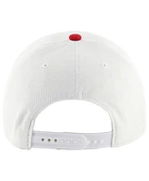 '47 Brand Men's White/Red Kansas City Chiefs Double Header Clean Up Adjustable Hat