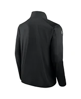 Fanatics Men's Black San Jose Sharks Authentic Pro Rink Fleece Full-Zip Jacket