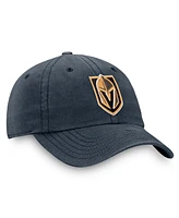 Fanatics Men's Charcoal Vegas Golden Knights Core Primary Logo Adjustable Hat