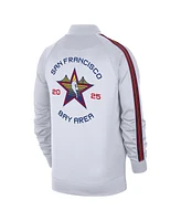 Jordan Men's White 2025 Nba All-Star Game Authentic On Court Full-Snap Jacket