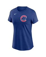 Nike Women's Kyle Tucker Blue Chicago Cubs Fuse Name Number T-Shirt