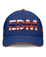 Fanatics Men's Royal Edmonton Oilers Rink Team Code Flex Hat