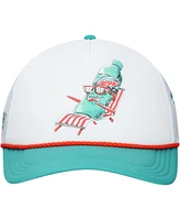 Lids Men's White Mountain Dew Baja Blast or Bust Foam Adjustable Trucker Hat