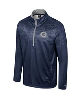 Colosseum Men's Navy Georgetown Hoyas The Machine Half-Zip Jacket