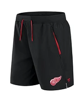 Fanatics Men's Black Detroit Red Wings Authentic Pro Rink Performance Shorts