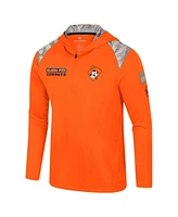 Colosseum Men's Orange Oklahoma State Cowboys Oht Military Appreciation Quarter-Zip Hoodie Jacket