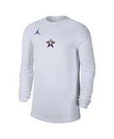 Jordan Men's and Women's White 2025 Nba All-Star Game Legend Performance Long Sleeve T-Shirt