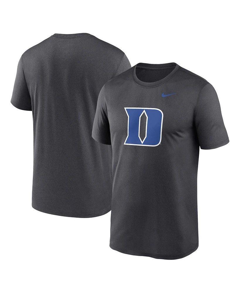 Nike Men's Anthracite Duke Blue Devils Primetime Legend Logo T-Shirt