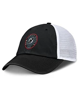 Fanatics Men's Black/White New Jersey Devils Averie Trucker Adjustable Hat