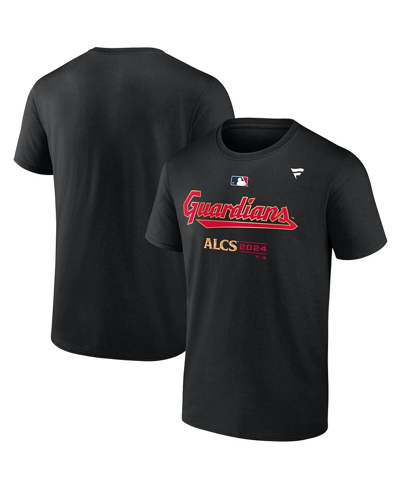 Fanatics Men's Black Cleveland Guardians 2024 American League Division Series Champions Locker Room T-Shirt