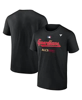 Fanatics Men's Black Cleveland Guardians 2024 American League Division Series Champions Locker Room T-Shirt