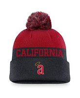 Nike Men's Navy California Angels Rewind Peak Cuffed Knit Hat with Pom