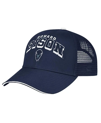 Colosseum Men's Navy Howard Bison Wyatt Primary Team Trucker Adjustable Hat